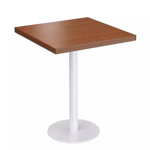 Combo de mesa-silla de madera minimalista, silla con respaldo de ratán, ideal para espacios de librería de café - Product Image 6