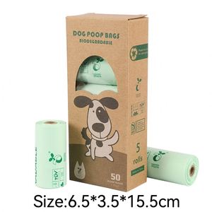 Sacs à déjections biodégradables écologiques portables pour chiens, chats, reptiles, en plastique, logo imprimé personnalisable, livraison directe disponible - Product Image 2