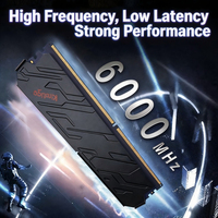 Kimtigo Suhu Zhushazhi 16GB DDR5 6000MHz CL36 MG Black Aluminum Heatsink XMP 3.0 EXPO Gaming RAM Tersedia di Stok