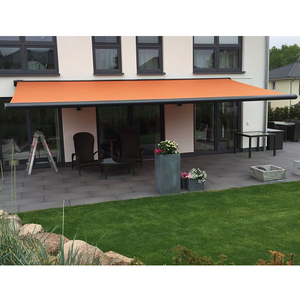 Auvent rétractable horizontal pliable résistant à l'eau en aluminium pour la vente, auvent électrique 8200A à cassette complète - Product Image 3