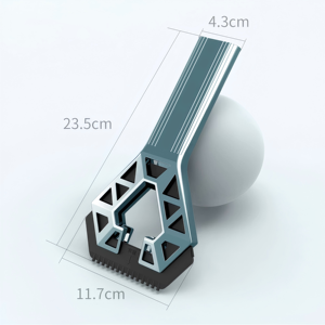 Magic Scraper Multi-Surface Cleaner: Racloir <span class=keywords><strong>à</strong></span> <span class=keywords><strong>glace</strong></span> Brosse <span class=keywords><strong>à</strong></span> neige <span class=keywords><strong>pour</strong></span> <span class=keywords><strong>voiture</strong></span>, cuisine et salle de bain avec poignée ergonomique - Product Image 3