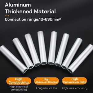 Bornes de câblage en aluminium pressées à froid CNXI GL-G, fabrication directe, 10-630 mm², protection des fils, embouts de câbles, cosses à sertir - Product Image 2