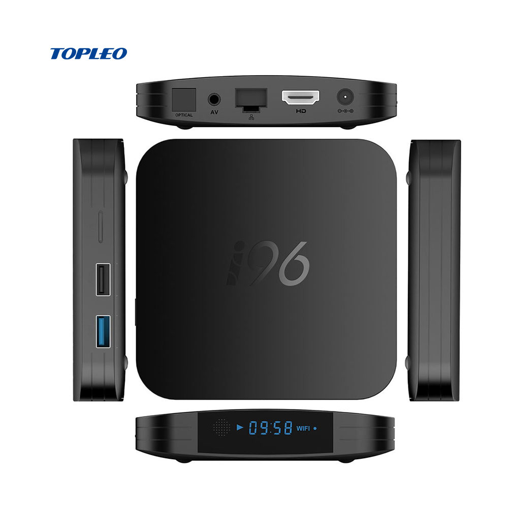 Topleo conception Habile i96 X2 Amlogic S905X2 2 gb 16 gb 4 gb 32 gb téléviseur box firmware ott boîte de télévision android 8.1
