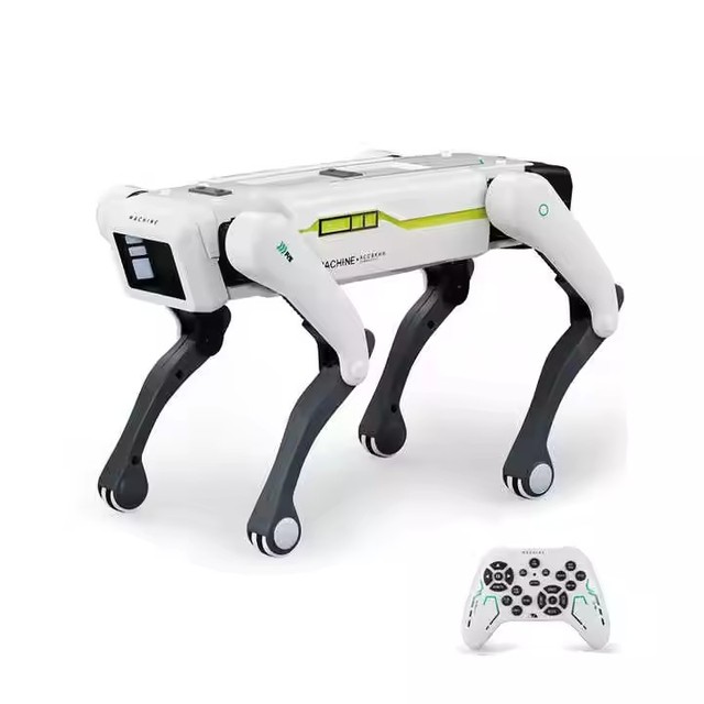 MILI Hot Sell RC Smart Dog Intelligent Robot Dog Toy APP Control Rechargeable Pet Robot Voice Command Phone Remote Control