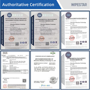 Chiffons <span class=keywords><strong>de</strong></span> nettoyage industriels robustes WIPESTAR, 100 pièces, tissu non tissé écologique vert, lingettes pour <span class=keywords><strong>l</strong></span>'entretien des équipements - Product Image 6