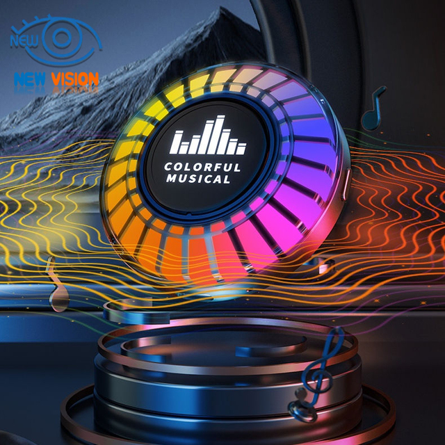Som Automotivo bluetooth Turn Anything Into a Speaker RGB Colorful BT Bone Conduction Speaker