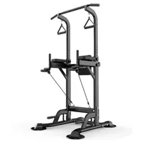 Power Tower Pull Up Tower Harbour Workout Chin Up Pull Up Bar Stand Fitness Strength Equipment Height Adjustable Multi-Function Power Tower With Backrest