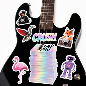 Custom Printed Roll Plastic Waterproof Synthetic <b>Paper</b> Adhesive <b>Vinyl</b> PVC Brand Logo Waterproof Sticker - Product Image 3
