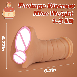 YAQU Masturbatore a Doppio Canale in TPE <span class=keywords><strong>Sicuro</strong></span>, Materiale Importato, 17cm, Sensazione Realistica, 100% Impermeabile - Product Image 6