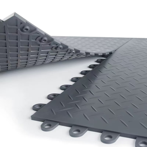 Cao cấp PVC rửa xe phòng tầng vẻ đẹp 4S cửa hàng rắn Bìa tấm dày mặt đất thoát nước ghép lưới rò rỉ tính năng chống - Product Image 1