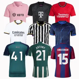 Nuevo diseño personalizado de alta calidad proveedor de China de fábrica de alta calidad de fútbol ropa deportiva en blanco adulto Retro camiseta de fútbol
