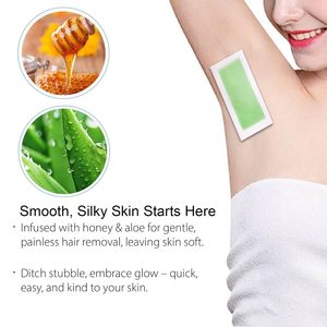 Lance Private Label - 100 Bandas Depilatorias Sin Alcohol para Rostro y Cuerpo, 100 Bandas para Todo Tipo de Piel - Product Image 3