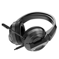Casque Gaming Filaire Stéréo pour PC Joueur avec Microphone Lumière RGB pour PS4 S-X60