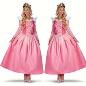 Halloween Rôle Cosplay Classique Princesse Blanche Neige Beauté Aurore Costume Femmes Robe de Princesse pour Adulte - Product Image 2