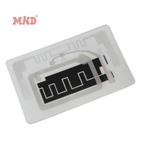 Soğuk zincir izleme RFID UHF + NFC akıllı kağıt etiket sıcaklık sensörü veri kaydedici NFC etiketleri için hastane plazma çanta