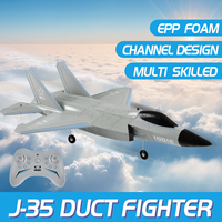Modèle d'avion J35 RC Brushless Duct Fighter Large EPP Foam Model Toys 2.4Ghz RC Glider Plane Rc Planes For Adults