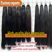 Extensions de cheveux invisibles ultra-fines de 3e génération - 100% cheveux humains réels, micro-liens sans couture, sans nœuds après lavage, qualité supérieure