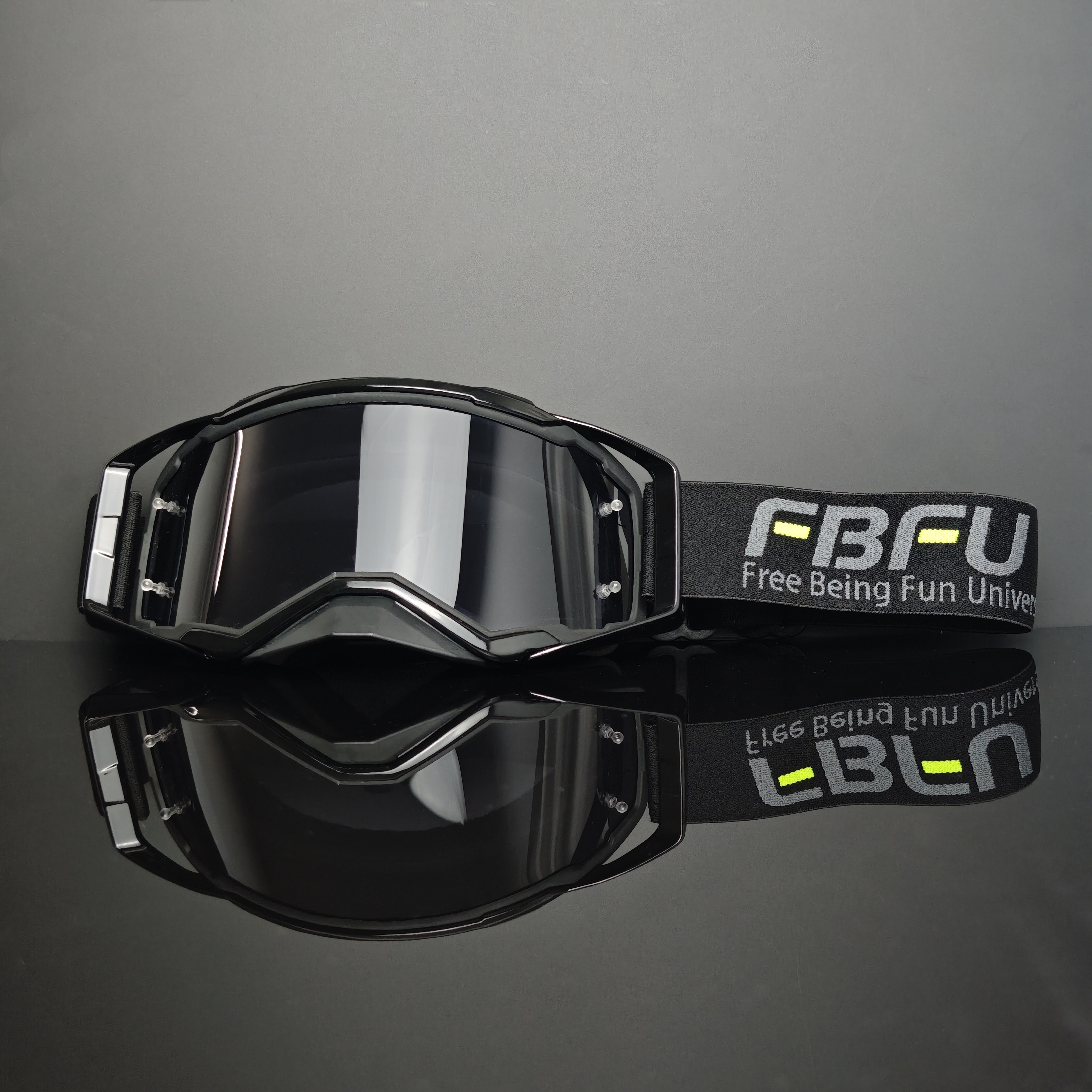 Black framed black glasses