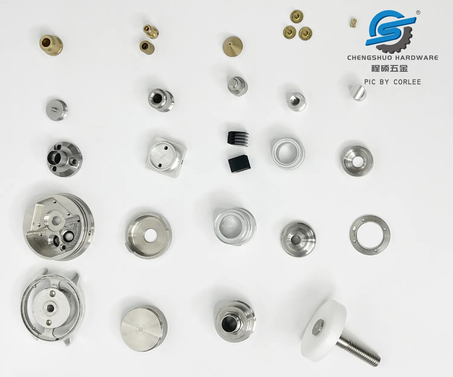 Custom Bushing Roller Bearings Bracket Parts Titanium CNC Machining Part Metal Machined Factory Chengshuo Hardware
