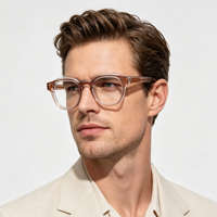 Montures de lunettes de luxe en gros, montures haut de gamme pour femmes, montures de lunettes rondes en acétate tendance avec logo personnalisé