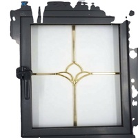 Perfiles de Aluminio Dorado Modernos y Duraderos para Ventanas y Puertas, Estilo Georgian Bar, Certificación ISO, 1 mm de Grosor, Novedad 2025
