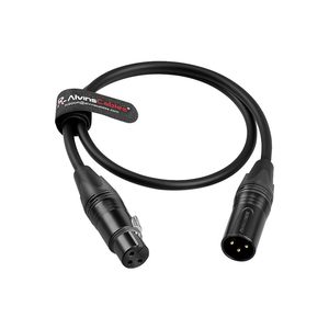 Cables Alvins <span class=keywords><strong>XLR</strong></span> de 3 Pines Macho a Hembra, <span class=keywords><strong>Cable</strong></span> de Audio con Conectores Neutrik <span class=keywords><strong>XLR</strong></span>, <span class=keywords><strong>Cable</strong></span> de Micrófono Balanceado para Micrófono Sennheiser - Product Image 1