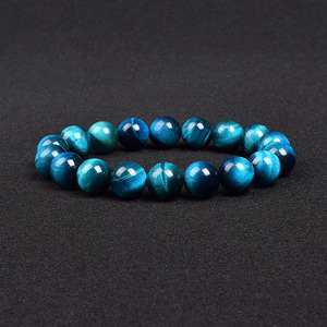 Braccialetto <span class=keywords><strong>di</strong></span> Alta Qualità in <span class=keywords><strong>Occhio</strong></span> <span class=keywords><strong>di</strong></span> <span class=keywords><strong>Tigre</strong></span> da 8mm, Fatto a Mano con Perline <span class=keywords><strong>di</strong></span> <span class=keywords><strong>Cristallo</strong></span> Naturale per la Guarigione, Ideale come Regalo - Product Image 2