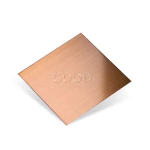 Decorative PVD Mirror Gold Color Coated Golden Coating 201 304 Stainless Steel Gold Sheet