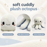 Hochwertige 3D-Form Flip-Oktopus-Puppe mit Farbblock-Tentakeln Maßgefertigte Bestseller-Plüschtiere Hersteller ODM
