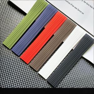 <span class=keywords><strong>Cinturino</strong></span> per <span class=keywords><strong>Orologio</strong></span> in <span class=keywords><strong>Silicone</strong></span> con Estremità Curva 21mm, <span class=keywords><strong>Cinturino</strong></span> Sportivo in Gomma Senza Fibbia per Grenade Aquanaut 5164A 5167A 5167R - Product Image 1