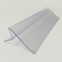 Étagère de présentation de supermarché Huasso personnalisée en plastique transparent blanc de qualité alimentaire, écologique, facile à installer
