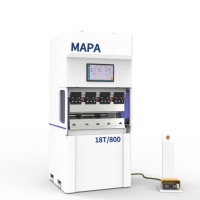 Presse plieuse CNC MAPA 18T/800S, nouvelle, synchronisée, haute précision, semi-automatique, entièrement électrique, table de travail de 800 mm