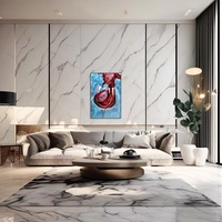 Vente en gros de verres à vin modernes en aluminium, décoration murale en métal, décoration intérieure, Fujian Yihui Arts LB 996