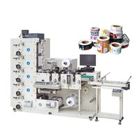 Imprimante d'étiquettes automatique rouleau à rouleau, Machine d'impression Flexo 4 couleurs