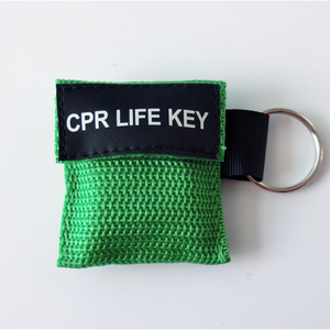 Mini masque d'urgence <span class=keywords><strong>CPR</strong></span> porte-clés masque respiratoire respirateur, respirateur de compression thoracique à valve unidirectionnelle pour les soins en plein air - Product Image 5