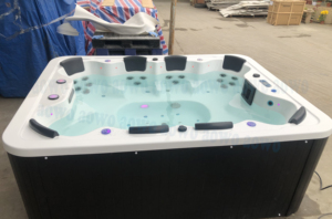 Banheira de hidromassagem Auen Outdoor Spa Banheira quente Jakuzi 8 pessoas Banheira de hidromassagem ao ar livre Jacuzzise Exterior Banheira de hidromassagem Tinas De Plastico - Product Image 3