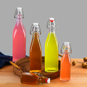 Botellas de vidrio con tapa abatible de 8,5 oz, botella de elaboración de cerveza con tapa abatible para segunda fermentación, kéfir, <span class=keywords><strong>coquito</strong></span>, tapa hermética - Product Image 4