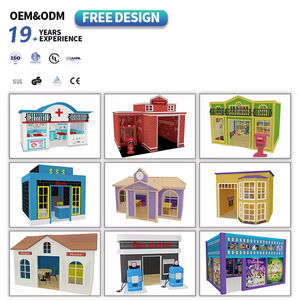 Giochi di ruolo casa fingere Soft Play grande sala giochi per bambini attrezzature da gioco al coperto per compleanno Party Center stazione di gioco città città - Product Image 6