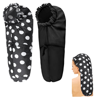 Bonnets de douche extra larges pour cheveux longs, tresses et dreadlocks, pliables, imperméables, derniers modèles, bonnets de douche à tube long
