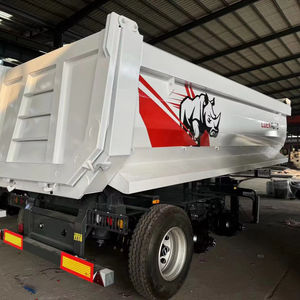 Remorque à benne basculante hydraulique à 3/4 essieux, semi-remorque à benne basculante, camion à benne basculante utilisé pour le transport de sable, de gravier, de terre, de <span class=keywords><strong>charbon</strong></span> - Product Image 1