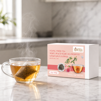 Thé Blanc Frais et Sain avec Pêche Blanche et Osmanthus pour une Santé Corporelle Équilibrée OEM/ODM