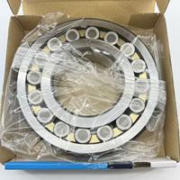 Roulement à rouleaux sphériques 21318D1 90x190x43 mm, roulements à alignement automatique à double rangée avec cage en laiton pour machines lourdes