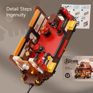 MoYu New <span class=keywords><strong>Pirate</strong></span>'s Tavern Mini Block Toys Jouets éducatifs en plastique ABS DIY Cadeau pour les enfants - Product Image 5