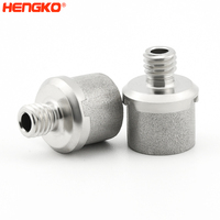 Micro-évaporateur HENGKO en acier inoxydable fritté de 0,5 micron |   Diffuseur à bulles fines pour bioréacteur pour la culture de cellules de animaux à sang chaud
