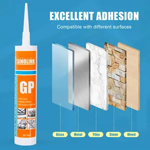 Selante de silicone GP para construção adesivo transparente 789 selante à prova d'água