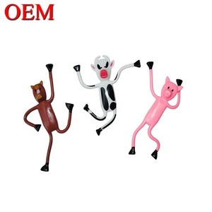 Figura de personaje de película 3D de TPR personalizado, juguete flexible con forma de Animal de dibujos animados, OEM - Product Image 6
