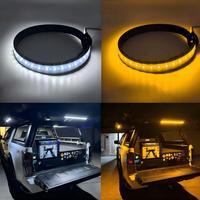 Lampe de camping LED portable étanche IP66, double couleur, flexible, à intensité variable, USB 5V pour usage extérieur