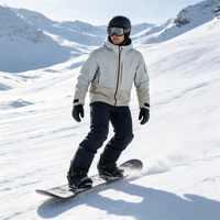 Ventes chaudes - Veste de ski pour homme personnalisée Resort Snow Plus - Veste de ski polyvalente 3L pour la montagne - Équipement OEM hautement respirant et imperméable pour homme