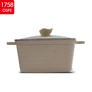 Fundición a presión de <span class=keywords><strong>amc</strong></span> utensilios de cocina precio cuadrado forma 3pcs cazuela conjunto - Product Image 3