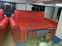 Canapé gonflable publicitaire personnalisé avec logo, canapé gonflable rouge, modèle de chaise gonflable pour la décoration d'événements